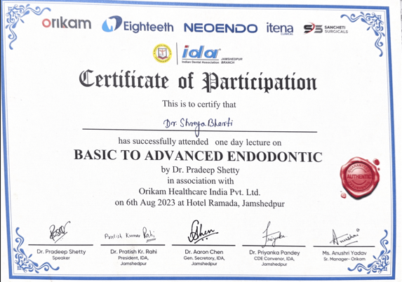 Advanced Endodontics Training